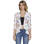 Bluey, Bluey merch, Bluey pattern, Bluey Bluey, bingo, Bluey design, bluey dog Women s 3/4 Sleeve Ruffle Edge Open Front Jacket Bluey, Bluey merch, Bluey pattern, Bluey Bluey, bingo, Bluey design, bluey dog Women s 3/4 Sleeve Ruffle Edge Open Front Jacket