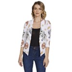 Bluey, Bluey merch, Bluey pattern, Bluey Bluey, bingo, Bluey design, bluey dog Women s Draped Front 3/4 Sleeve Shawl Collar Jacket Bluey, Bluey merch, Bluey pattern, Bluey Bluey, bingo, Bluey design, bluey dog Women s Draped Front 3/4 Sleeve Shawl Collar Jacket