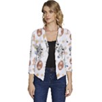 Bluey, Bluey merch, Bluey pattern, Bluey Bluey, bingo, Bluey design, bluey dog Women s Casual 3/4 Sleeve Spring Jacket Bluey, Bluey merch, Bluey pattern, Bluey Bluey, bingo, Bluey design, bluey dog Women s Casual 3/4 Sleeve Spring Jacket