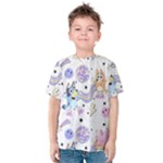 Bluey, Bluey merch, Bluey pattern, Bluey Bluey, bingo, Bluey design, bluey dog Kids Cotton T-Shirt Bluey, Bluey merch, Bluey pattern, Bluey Bluey, bingo, Bluey design, bluey dog Kids Cotton T-Shirt