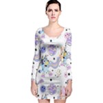 Bluey, Bluey merch, Bluey pattern, Bluey Bluey, bingo, Bluey design, bluey dog Long Sleeve Bodycon Dress Bluey, Bluey merch, Bluey pattern, Bluey Bluey, bingo, Bluey design, bluey dog Long Sleeve Bodycon Dress