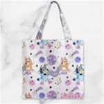 Bluey, Bluey merch, Bluey pattern, Bluey Bluey, bingo, Bluey design, bluey dog Zipper Grocery Tote Bag Bluey, Bluey merch, Bluey pattern, Bluey Bluey, bingo, Bluey design, bluey dog Zipper Grocery Tote Bag