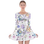 Bluey, Bluey merch, Bluey pattern, Bluey Bluey, bingo, Bluey design, bluey dog Long Sleeve Skater Dress Bluey, Bluey merch, Bluey pattern, Bluey Bluey, bingo, Bluey design, bluey dog Long Sleeve Skater Dress