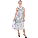 Bluey, Bluey merch, Bluey pattern, Bluey Bluey, bingo, Bluey design, bluey dog Midi Tie-Back Chiffon Dress Bluey, Bluey merch, Bluey pattern, Bluey Bluey, bingo, Bluey design, bluey dog Midi Tie-Back Chiffon Dress