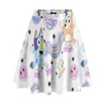 Bluey, Bluey merch, Bluey pattern, Bluey Bluey, bingo, Bluey design, bluey dog High Waist Skirt Bluey, Bluey merch, Bluey pattern, Bluey Bluey, bingo, Bluey design, bluey dog High Waist Skirt