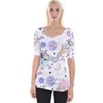 Bluey, Bluey merch, Bluey pattern, Bluey Bluey, bingo, Bluey design, bluey dog Wide Neckline T-Shirt Bluey, Bluey merch, Bluey pattern, Bluey Bluey, bingo, Bluey design, bluey dog Wide Neckline T-Shirt