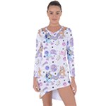 Bluey, Bluey merch, Bluey pattern, Bluey Bluey, bingo, Bluey design, bluey dog Asymmetric Cut-Out Shift Dress Bluey, Bluey merch, Bluey pattern, Bluey Bluey, bingo, Bluey design, bluey dog Asymmetric Cut-Out Shift Dress