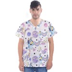 Bluey, Bluey merch, Bluey pattern, Bluey Bluey, bingo, Bluey design, bluey dog Men s V-Neck Scrub Top Bluey, Bluey merch, Bluey pattern, Bluey Bluey, bingo, Bluey design, bluey dog Men s V-Neck Scrub Top