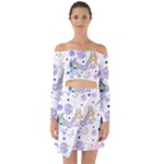 Bluey, Bluey merch, Bluey pattern, Bluey Bluey, bingo, Bluey design, bluey dog Off Shoulder Top with Skirt Set Bluey, Bluey merch, Bluey pattern, Bluey Bluey, bingo, Bluey design, bluey dog Off Shoulder Top with Skirt Set