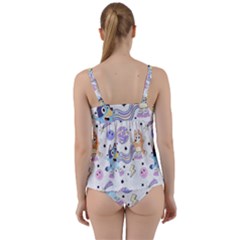 Twist Front Tankini Set 