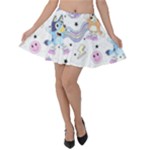 Bluey, Bluey merch, Bluey pattern, Bluey Bluey, bingo, Bluey design, bluey dog Velvet Skater Skirt Bluey, Bluey merch, Bluey pattern, Bluey Bluey, bingo, Bluey design, bluey dog Velvet Skater Skirt