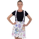 Bluey, Bluey merch, Bluey pattern, Bluey Bluey, bingo, Bluey design, bluey dog Velvet Suspender Skater Skirt Bluey, Bluey merch, Bluey pattern, Bluey Bluey, bingo, Bluey design, bluey dog Velvet Suspender Skater Skirt