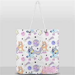 Full Print Rope Handle Tote (Large) 