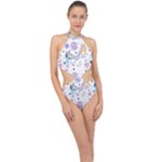 Bluey, Bluey merch, Bluey pattern, Bluey Bluey, bingo, Bluey design, bluey dog Halter Side Cut Swimsuit Bluey, Bluey merch, Bluey pattern, Bluey Bluey, bingo, Bluey design, bluey dog Halter Side Cut Swimsuit