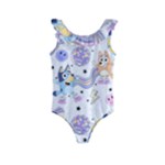Bluey, Bluey merch, Bluey pattern, Bluey Bluey, bingo, Bluey design, bluey dog Kids Frill Swimsuit Bluey, Bluey merch, Bluey pattern, Bluey Bluey, bingo, Bluey design, bluey dog Kids Frill Swimsuit
