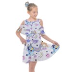 Bluey, Bluey merch, Bluey pattern, Bluey Bluey, bingo, Bluey design, bluey dog Kids Shoulder Cutout Chiffon Dress Bluey, Bluey merch, Bluey pattern, Bluey Bluey, bingo, Bluey design, bluey dog Kids Shoulder Cutout Chiffon Dress
