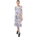 Bluey, Bluey merch, Bluey pattern, Bluey Bluey, bingo, Bluey design, bluey dog Ruffle End Midi Chiffon Dress Bluey, Bluey merch, Bluey pattern, Bluey Bluey, bingo, Bluey design, bluey dog Ruffle End Midi Chiffon Dress