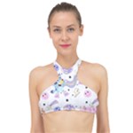 Bluey, Bluey merch, Bluey pattern, Bluey Bluey, bingo, Bluey design, bluey dog High Neck Bikini Top Bluey, Bluey merch, Bluey pattern, Bluey Bluey, bingo, Bluey design, bluey dog High Neck Bikini Top