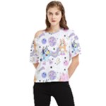 Bluey, Bluey merch, Bluey pattern, Bluey Bluey, bingo, Bluey design, bluey dog One Shoulder Cut Out T-Shirt Bluey, Bluey merch, Bluey pattern, Bluey Bluey, bingo, Bluey design, bluey dog One Shoulder Cut Out T-Shirt