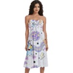 Bluey, Bluey merch, Bluey pattern, Bluey Bluey, bingo, Bluey design, bluey dog Knee-Length Strapless Bra Top Dress Bluey, Bluey merch, Bluey pattern, Bluey Bluey, bingo, Bluey design, bluey dog Knee-Length Strapless Bra Top Dress