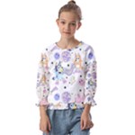 Bluey, Bluey merch, Bluey pattern, Bluey Bluey, bingo, Bluey design, bluey dog Kids Cuff Sleeve Top Bluey, Bluey merch, Bluey pattern, Bluey Bluey, bingo, Bluey design, bluey dog Kids Cuff Sleeve Top
