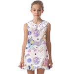 Bluey, Bluey merch, Bluey pattern, Bluey Bluey, bingo, Bluey design, bluey dog Kids Pilgrim Collar Ruffle Hem Dress Bluey, Bluey merch, Bluey pattern, Bluey Bluey, bingo, Bluey design, bluey dog Kids Pilgrim Collar Ruffle Hem Dress