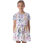 Bluey, Bluey merch, Bluey pattern, Bluey Bluey, bingo, Bluey design, bluey dog Kids Short Sleeve Pinafore Style Dress Bluey, Bluey merch, Bluey pattern, Bluey Bluey, bingo, Bluey design, bluey dog Kids Short Sleeve Pinafore Style Dress