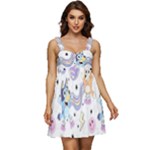 Bluey, Bluey merch, Bluey pattern, Bluey Bluey, bingo, Bluey design, bluey dog Ruffle Strap Babydoll Chiffon Dress Bluey, Bluey merch, Bluey pattern, Bluey Bluey, bingo, Bluey design, bluey dog Ruffle Strap Babydoll Chiffon Dress