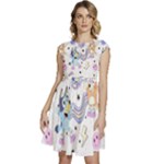 Bluey, Bluey merch, Bluey pattern, Bluey Bluey, bingo, Bluey design, bluey dog Cap Sleeve High Waist Dress Bluey, Bluey merch, Bluey pattern, Bluey Bluey, bingo, Bluey design, bluey dog Cap Sleeve High Waist Dress