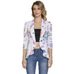 Bluey, Bluey merch, Bluey pattern, Bluey Bluey, bingo, Bluey design, bluey dog Women s 3/4 Sleeve Ruffle Edge Open Front Jacket Bluey, Bluey merch, Bluey pattern, Bluey Bluey, bingo, Bluey design, bluey dog Women s 3/4 Sleeve Ruffle Edge Open Front Jacket