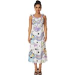 Bluey, Bluey merch, Bluey pattern, Bluey Bluey, bingo, Bluey design, bluey dog Tie-Strap Tiered Midi Chiffon Dress Bluey, Bluey merch, Bluey pattern, Bluey Bluey, bingo, Bluey design, bluey dog Tie-Strap Tiered Midi Chiffon Dress