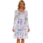 Bluey, Bluey merch, Bluey pattern, Bluey Bluey, bingo, Bluey design, bluey dog Long Sleeve Dress With Pocket Bluey, Bluey merch, Bluey pattern, Bluey Bluey, bingo, Bluey design, bluey dog Long Sleeve Dress With Pocket