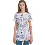 Bluey, Bluey merch, Bluey pattern, Bluey Bluey, bingo, Bluey design, bluey dog Women s Zip Front V-Neck Short Sleeve Casual Top Pocket Shirt Bluey, Bluey merch, Bluey pattern, Bluey Bluey, bingo, Bluey design, bluey dog Women s Zip Front V-Neck Short Sleeve Casual Top Pocket Shirt