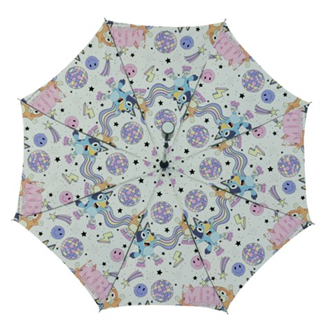 Bluey, Bluey merch, Bluey pattern, Bluey Bluey, bingo, Bluey design, bluey dog Automatic Folding Umbrella with Case (Medium) from ArtsNow.com