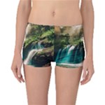 Waterfall Rocks Jungle Forest Boyleg Bikini Bottoms