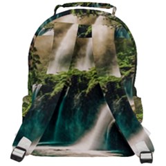 Rounded Multi Pocket Backpack 