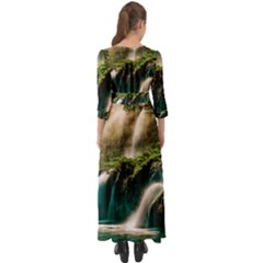 Button Up Boho Maxi Dress 