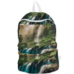 Waterfall Rocks Jungle Forest Foldable Lightweight Backpack