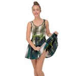 Waterfall Rocks Jungle Forest Inside Out Casual Dress