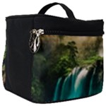 Waterfall Rocks Jungle Forest Make Up Travel Bag (Big)