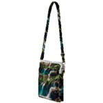 Waterfall Rocks Jungle Forest Multi Function Travel Bag
