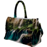 Waterfall Rocks Jungle Forest Duffel Travel Bag