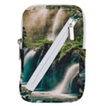 Waterfall Rocks Jungle Forest Belt Pouch Bag (Small)