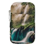 Waterfall Rocks Jungle Forest Waist Pouch (Large)