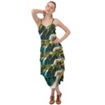 Waterfall Rocks Jungle Forest Layered Bottom Dress