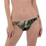 Waterfall Rocks Jungle Forest Ring Detail Bikini Bottoms