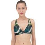 Waterfall Rocks Jungle Forest Classic Banded Bikini Top