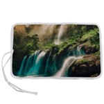 Waterfall Rocks Jungle Forest Pen Storage Case (S)