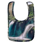 Waterfall Rocks Jungle Forest Baby Bib