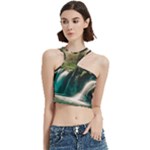 Waterfall Rocks Jungle Forest Cut Out Top